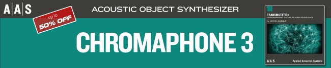 Banner AAS Chromaphone 3 + Packs - 50% OFF
