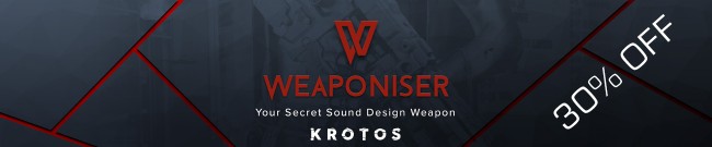Banner Krotos - 30% Off Weaponiser