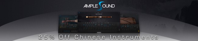 Banner Ample Sound - 25% Off Chinese Instruments