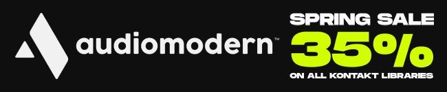 Banner Audiomodern - Spring Sale - 35% OFF