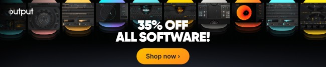 Banner Output Spring Sale - 35% Off