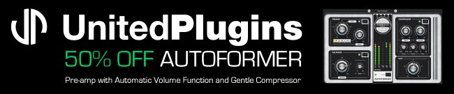 Banner UnitedPlugins - 50% Off Autoformer