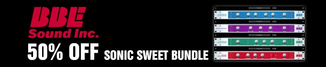 Banner BBE Sound - 50% Off Sonic Sweet