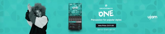 Banner UJAM: Groovemate ONE Introductory Offer