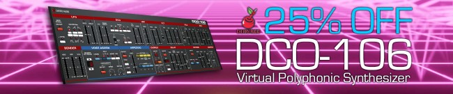 Banner Cherry Audio - 25% Off DCO-106