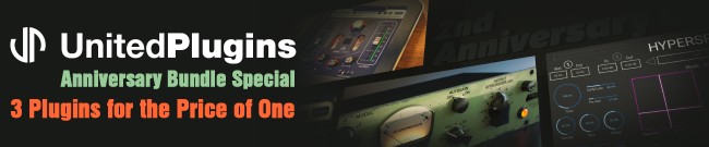 Banner UnitedPlugins - 2nd Anniversary Bundle Special