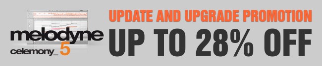 Banner Celemony Upgrade Promotion - Up to 28% Off