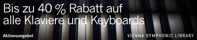 Banner VSL: Up to 40% Off All Pianos & Keyboards