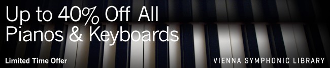 Banner VSL: Up to 40% Off All Pianos & Keyboards