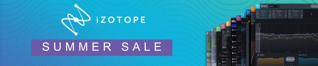 Banner iZotope Summer Sale