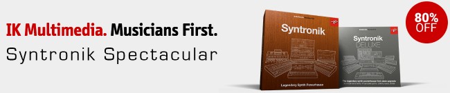 Banner IKM - 80% Off Syntronik & Syntronik Deluxe