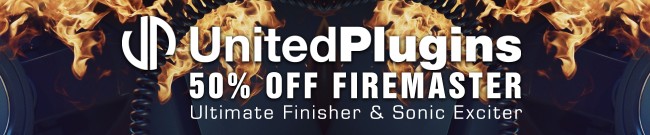 Banner UnitedPlugins - 50% Off FireMaster
