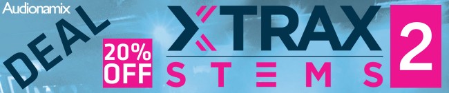Banner Audionamix - XTRAX STEMS 2 - 20% OFF