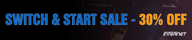 Banner INTERNET - Switch & Start Sale - 30% Off