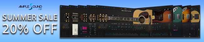 Banner Ample Sound: Summer Sale