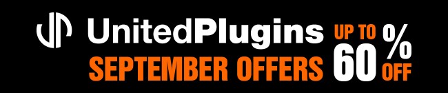 Banner UnitedPlugins - September Offers