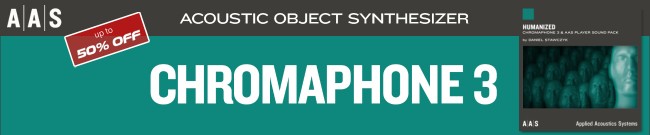 Banner AAS Chromaphone 3 + Packs - 50% OFF