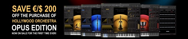 Banner EastWest - Hollywood Orchestra Opus Edition