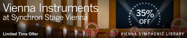 Banner Vienna Symphonic Library - 35% Off