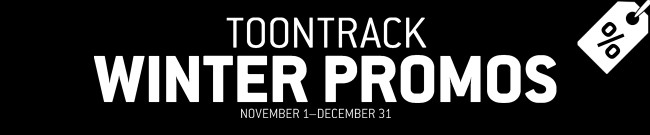 Banner Toontrack - Winter Promos 2021