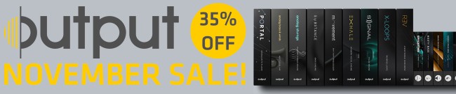 Banner Output November Sale - 35% OFF