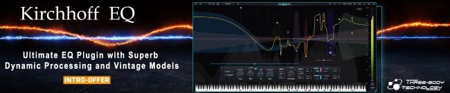 Banner Three-Body Technology - Kirchhoff-EQ - Intro Offer