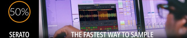 Banner Serato Sample Sale - 50% Off