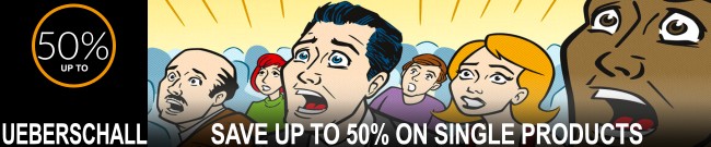 Banner Ueberschall - Black Friday Sale - Up to 50% OFF