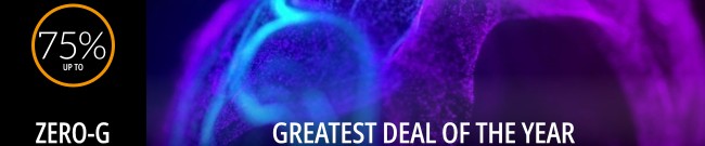 Banner Zero G - November Sale - Up to 75% Off