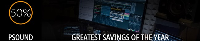 Banner PSound - 50% OFF all Products