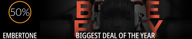 Banner Embertone - Bruce Friday Sale - 50% Off