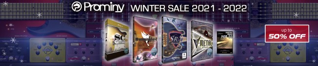Banner Prominy Winter Sale - Up to 50% OFF