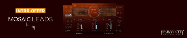 Banner Heavyocity - Mosaic Leads Intro Offer