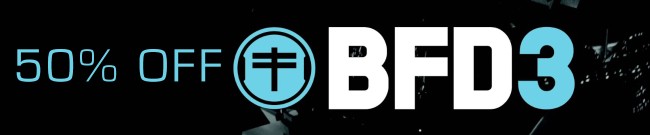 Banner BFD SALE: 50% Off BFD Drums