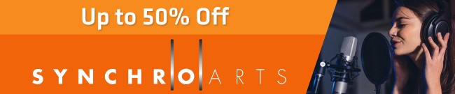 Banner Synchro Arts - Up to 50% Off