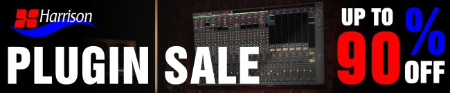 Banner Harrison Consoles - Plugin Sale - Up to 90% Off