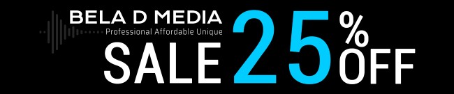 Banner Bela D Media - Flash Sale - 25% Off