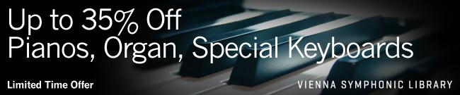 Banner VSL: Up to 35% Off Pianos & Keyboards