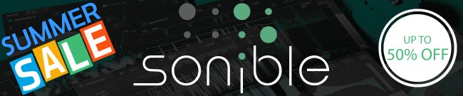 Banner Sonible - Summer Sale - Up to 50% Off