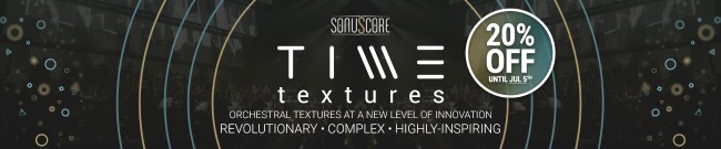 Banner Sonuscore - Time Textures - Introductory Offer