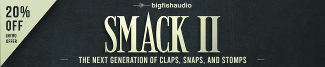 Banner Big Fish Audio - SMACK 2 - Intro Offer