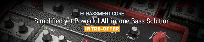 Banner UnitedPlugins - Bassment Core - Intro Offer