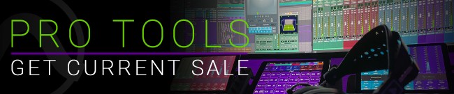 Banner AVID - Pro Tools - Get Current Sale