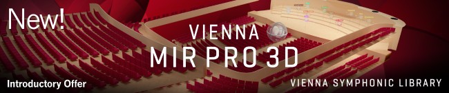 Banner Vienna MIR Pro 3D Introductory Offers