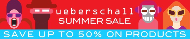 Banner Ueberschall - Summer Sale - Up to 50% OFF