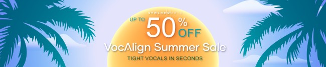 Banner Synchro Arts - Summer Sale: Up to 50% Off