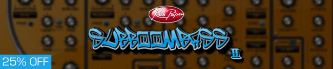 Banner Rob Papen - 25% Off SubBoomBass 2