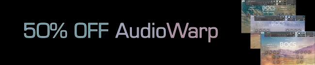 Banner AudioWarp Sale - 50% OFF