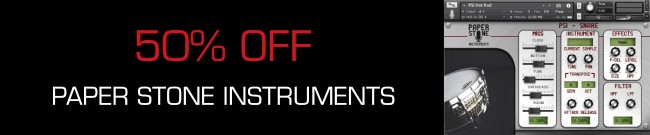 Banner Paper Stone Instruments Sale - 50% OFF