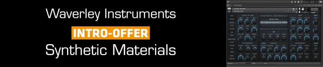 Banner Waverley Instruments - Synthetic Materials - Intro Offer